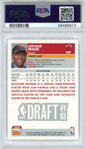 Dwyane Wade 2003 Topps Rookie Card #225 (PSA)