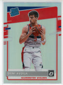 Deni Avdija 2020-21 Panini Donruss Optic Rated Silver Prizm Rookie Card #159