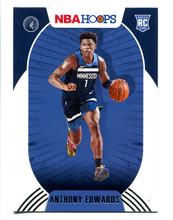 Anthony Edwards 2020-21 Panini NBA Hoops #216 Card