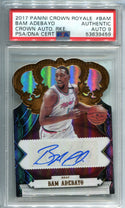 Bam Adebayo 2017 Panini Crown Royale #BAM Crown Auto PSA Auto 9 /199