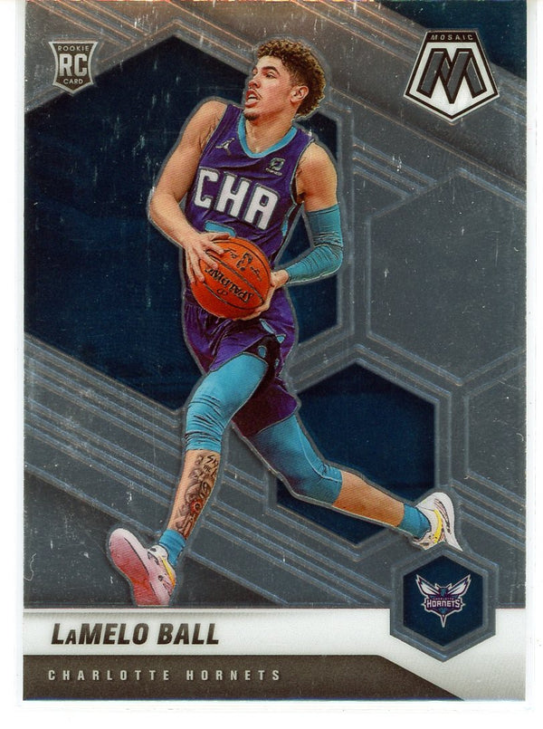 LaMelo Ball 2020-21 Panini Mosaic Rookie Card #202