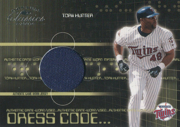 Torii Hunter 2003 Donruss Game-Worn Jersey Card #193/425