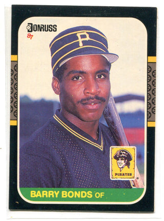 Barry Bonds 1987 Donruss Rookie #361 Card