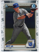 Bobby Witt Jr. 2020 Bowman Chrome Rookie Card #BCP-25