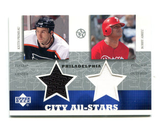 Bobby Abreau/Keith Primeau 2003 Upper Deck City All-Stars #KPBAC Card