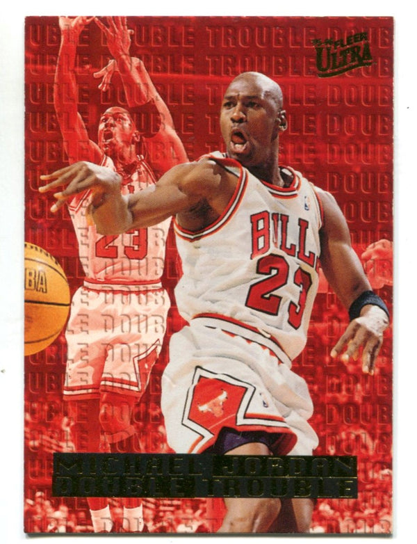 Michael Jordan 1995 1995-96 Fleer Ultra Double Trouble #3 Card