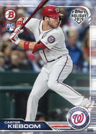 Carter Kieboom 2019 Topps Holiday Bowman Rookie Card