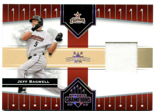 Jeff Bagwell 2005 Donruss Game Worn Jersey Card