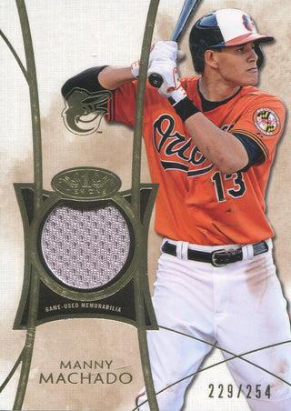 Manny Machado 2014 Topps Game-Worn Jersey Card #229/254