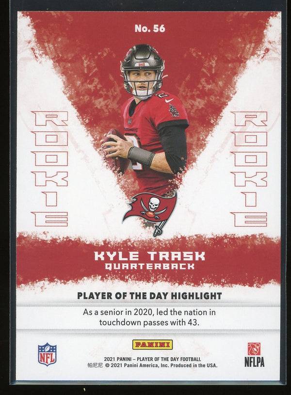 Kyle Trask 2021 Panini Player of the Day Rookie Card