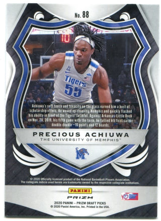 Precious Achiuwa 2020 Panini Prizm Draft Picks Green 2020