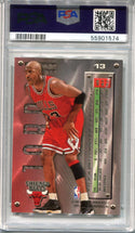 Michael Jordan 1995 Fleer Metal #13 PSA Mint 9 Card