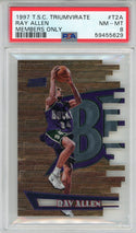 Ray Allen 1997 Topps Stadium Club Triumvirate Members Only Card #T2A (PSA NM-MT 8)