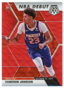 Cameron Johnson 2019-20 Panini Mosaic Red Prizm NBA Debut Rookie Card #265