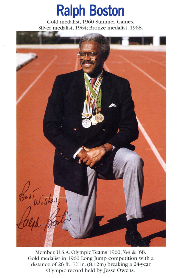 Ralph Boston Autographed 4x7 Card