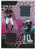 DeVonta Smith & DeSean Jackson 2021 Panini Illusions Rookie Idols Patch Card #RI-DED