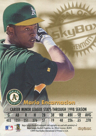 Mario Encarnacion 1999 Autographed Skybox Card