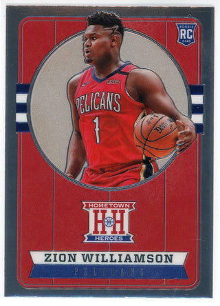 Zion Williamson 2019-20 Panini Chronicles Home Town Heroes Rookie Card #SS2