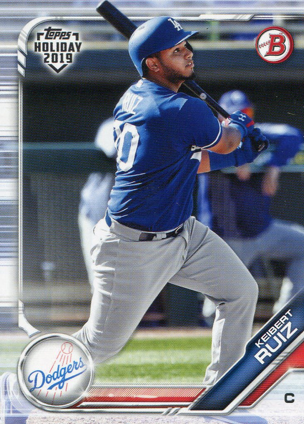 Keibert Ruiz 2019 Topps Holiday Bowman Rookie Card