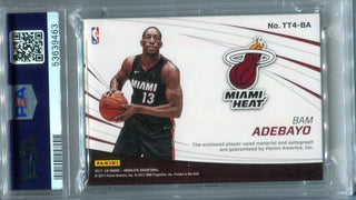 Bam Adebayo 2017 Panini Absolute Tools Of The Trade #BA PSA AUTO 10  /99