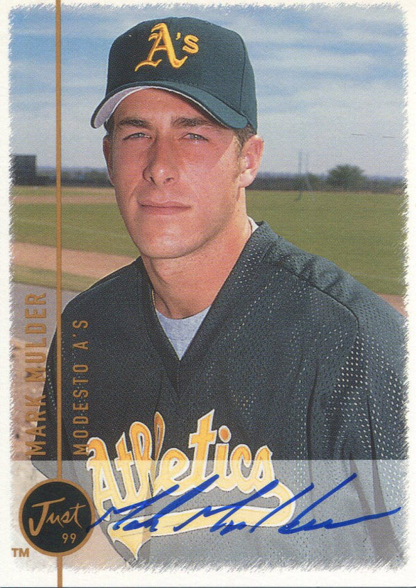 Mark Mulder 1999 Just Autographed Card