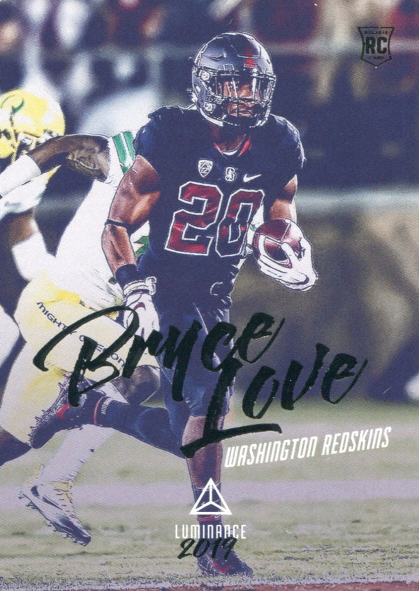 Bryce Love 2019 Panini Luminance Rookie Card