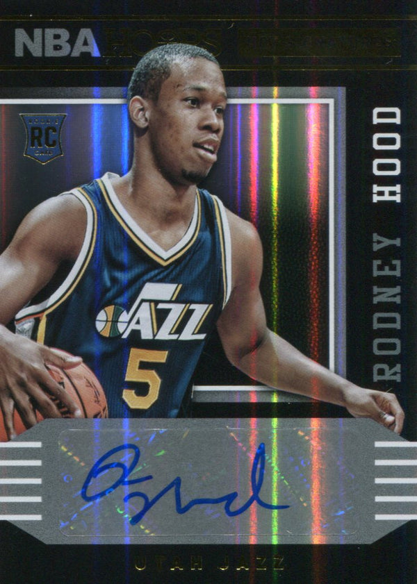 Rodney Hood Autographed 2014-15 NBA Hoops Rookie Card