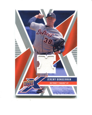 Jeremy Bonderman Upper Deck X Jersey Card 2008