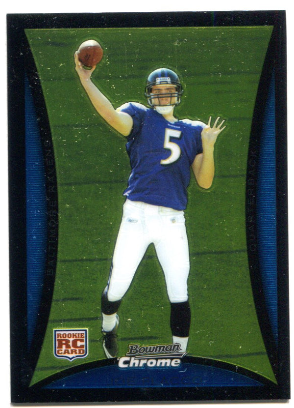 Joe Flacco 2008 Bowman Chrome Rookie Card