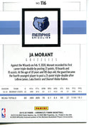 Ja Morant 2020 Panini Rookie Card