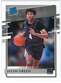 Jalen Green 2021-22 Panini Chronicles Donruss Rated Rookie Card #29