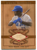 Carlos Delgado Upper Deck Piece of the Action Game Used Bat Card 2008