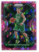 Payton Pritchard 2020-21 Panini Prizm Pink Cracked Ice #257 RC