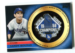 Sandy Koufax 2012 Topps World Series Champions #GCP-SK Card 683/736