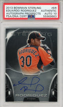 Eduardo Rodriguez Autographed 2013 Bowman Sterling Rookie Card (PSA Auto 10)