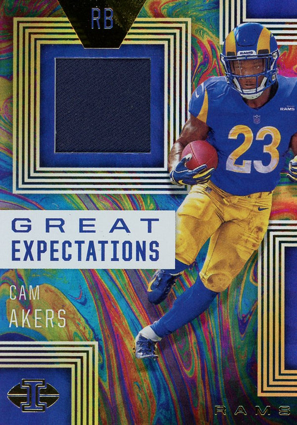 Cam Akers 2020 Panini Illusions Patch Card