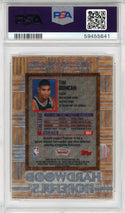 Tim Duncan 1997 Topps Stadium Club Hardwood Hopefuls Card #HH4 (PSA NM-MT 8)