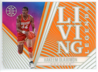 Hakeem Olajuwon 2020-21 Panini Illusions Living Legends Card #9