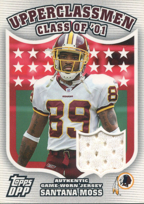 Santana Moss 2006 Topps Jersey Card