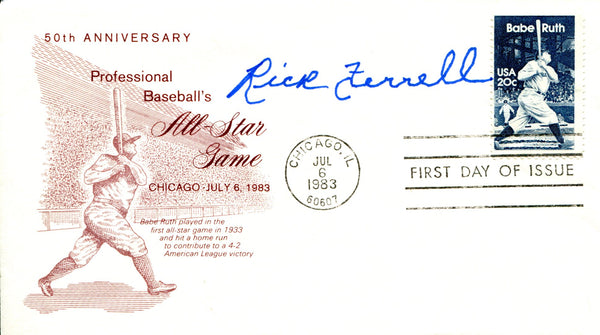 Rick Ferrell Autographed Gateway July 6 1983 First Day Cover