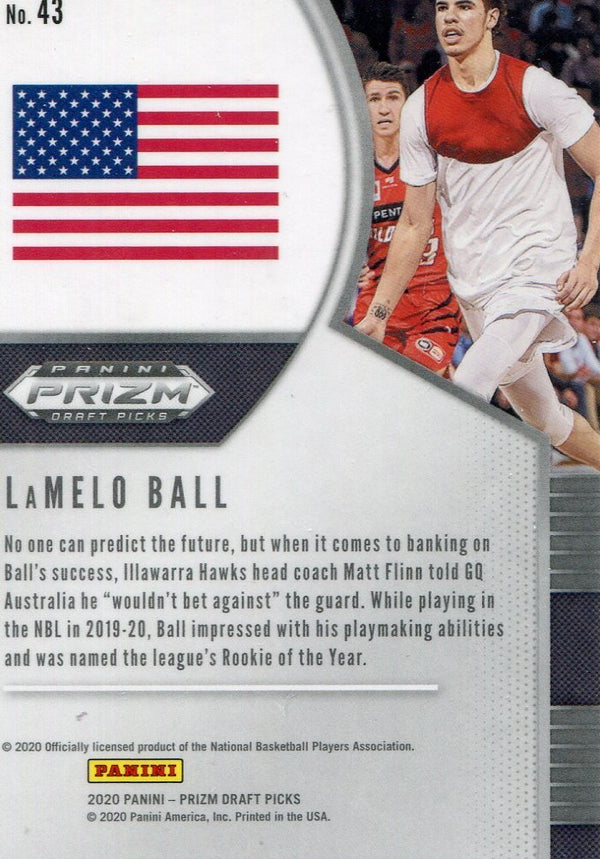 LaMelo Ball 2020 Panini Prizm Rookie Card