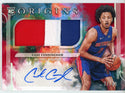 Cade Cunningham Autographed 2021-22 Panini Origins Rookie Patch Card #JA-CUN