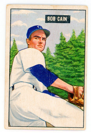 Bob Cain 1951 Bowman Card #197