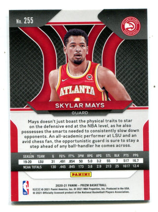 Skylar Mays 2020-21 Panini Prizm #255 RC