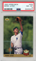 Derek Jeter 1993 Upper Deck Card #449 (PSA NM-MT 8)