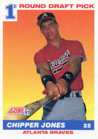 Chipper Jones 1991 Score Draft Pick Rookie Card