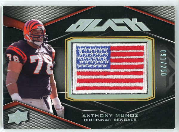 Anthony Munoz 2009 Upper Deck Black Patch Card #16