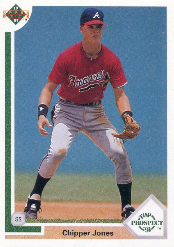 Chipper Jones 1991 Upper Deck Top Prospect Rookie Card