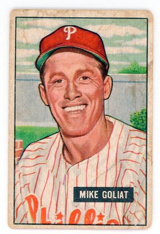 Mike Goliat 1951 Bowman Card #77