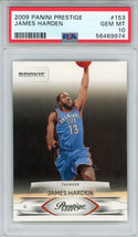 James Harden 2009 Panini Prestige Rookie Card #153 (PSA)